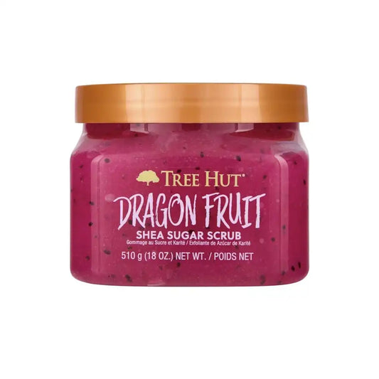 Tree Hut Dragon Fruit Body Scrub, Exfoliating Sugar Scrub, Vegan, 18 Oz