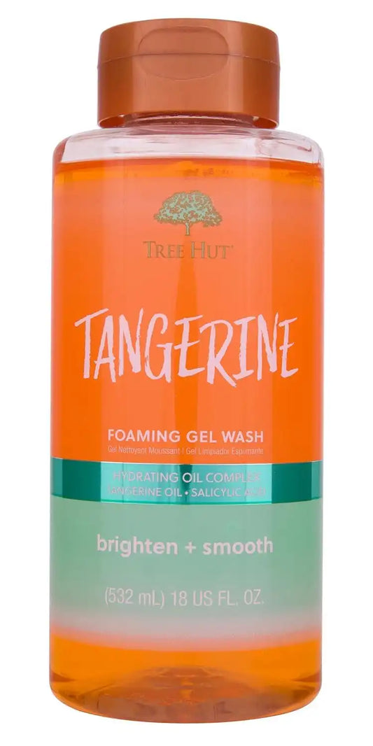Tree Hut Tangerine Foaming Body Wash, 18 Fl Oz