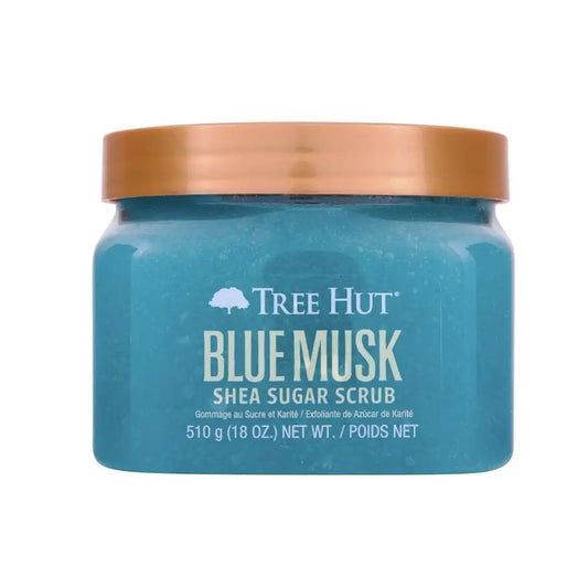 Tree Hut Blue Musk Body Scrub, Exfoliating Sugar Scrub, Vegan, 18 Oz