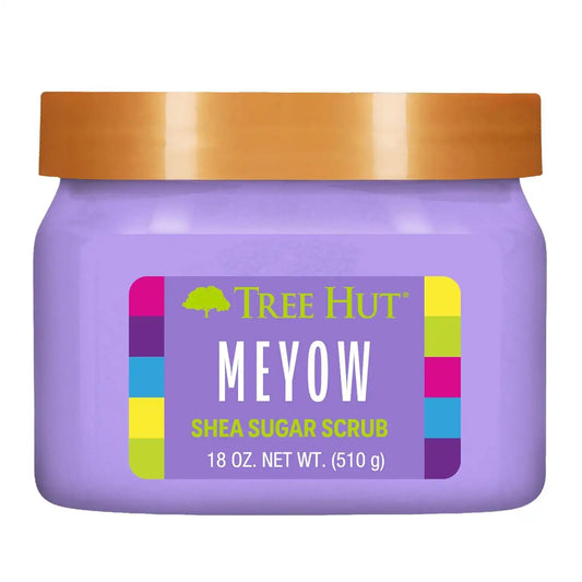 Tree Hut Meyow Body Scrub, Exfoliating Sugar Scrub, Vegan, 18 Oz