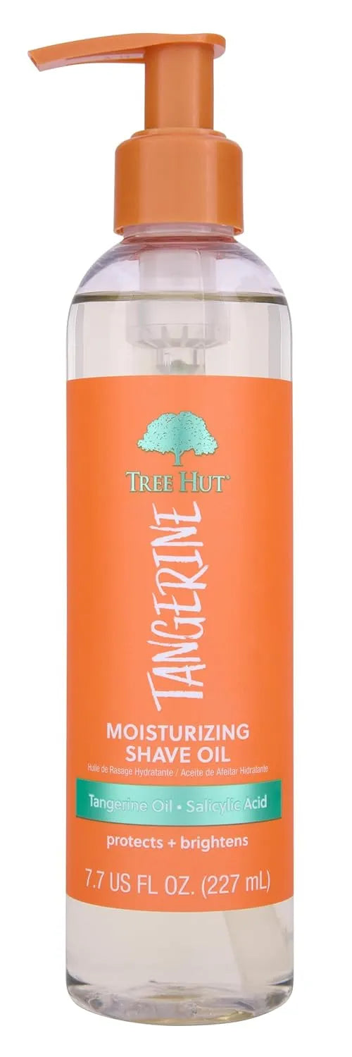 Tree Hut Tangerine Moisturizing Shave Oil, 7.7 Fl Oz