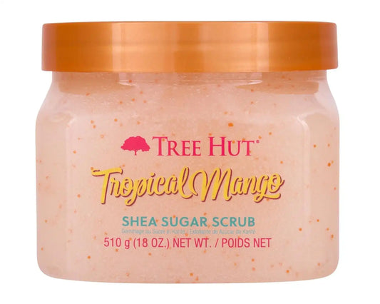 Tree Hut Tropical Mango Body Scrub, Exfoliating Sugar Scrub, Vegan, 18 Oz