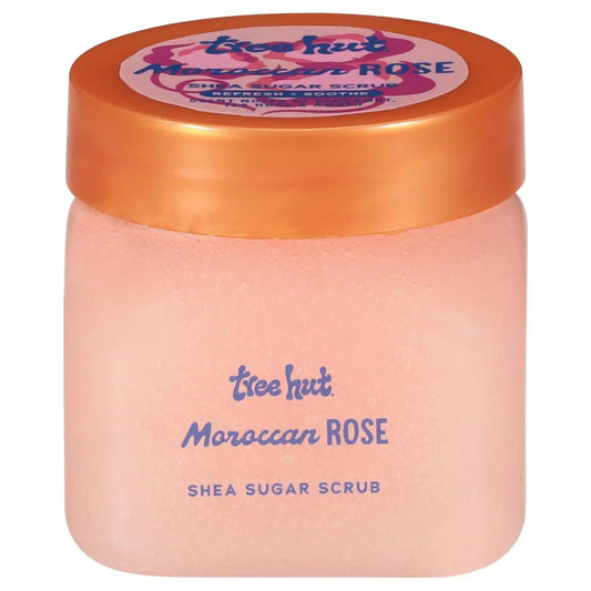 Tree Hut Mini Moroccan Rose Body Scrub, Travel Size Sugar Scrub, 3.4 Oz
