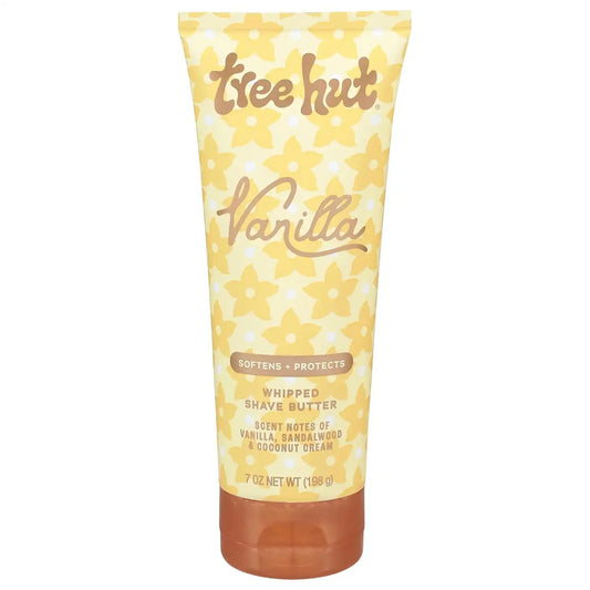 Tree Hut Whipped Shave Butter Vanilla, Warm Cozy Scent, 7 Fl Oz