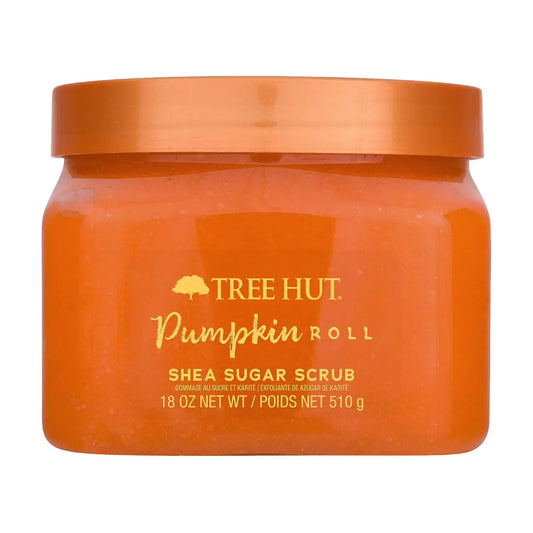 Tree Hut Pumpkin Roll Body Scrub, Fall Scented Body Care, 18 Oz