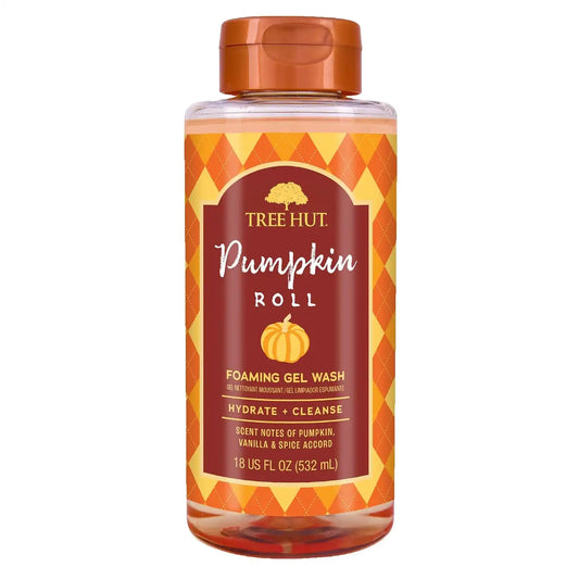 Tree Hut Pumpkin Roll Fall Scented Body Wash, 18 Fl Oz