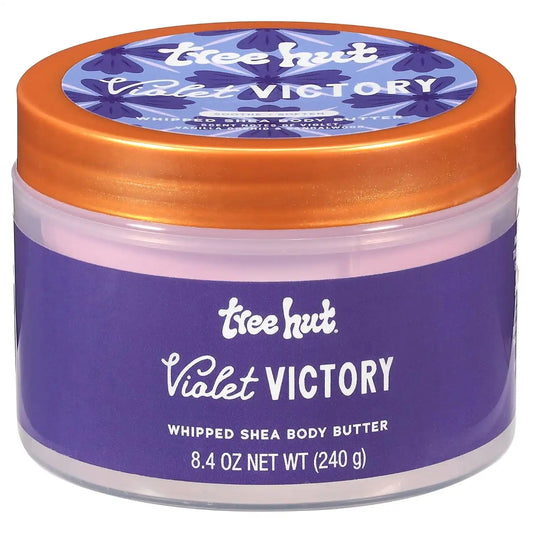Tree Hut Violet Victory Whipped Body Butter with Shea Butter, 8.4 Oz